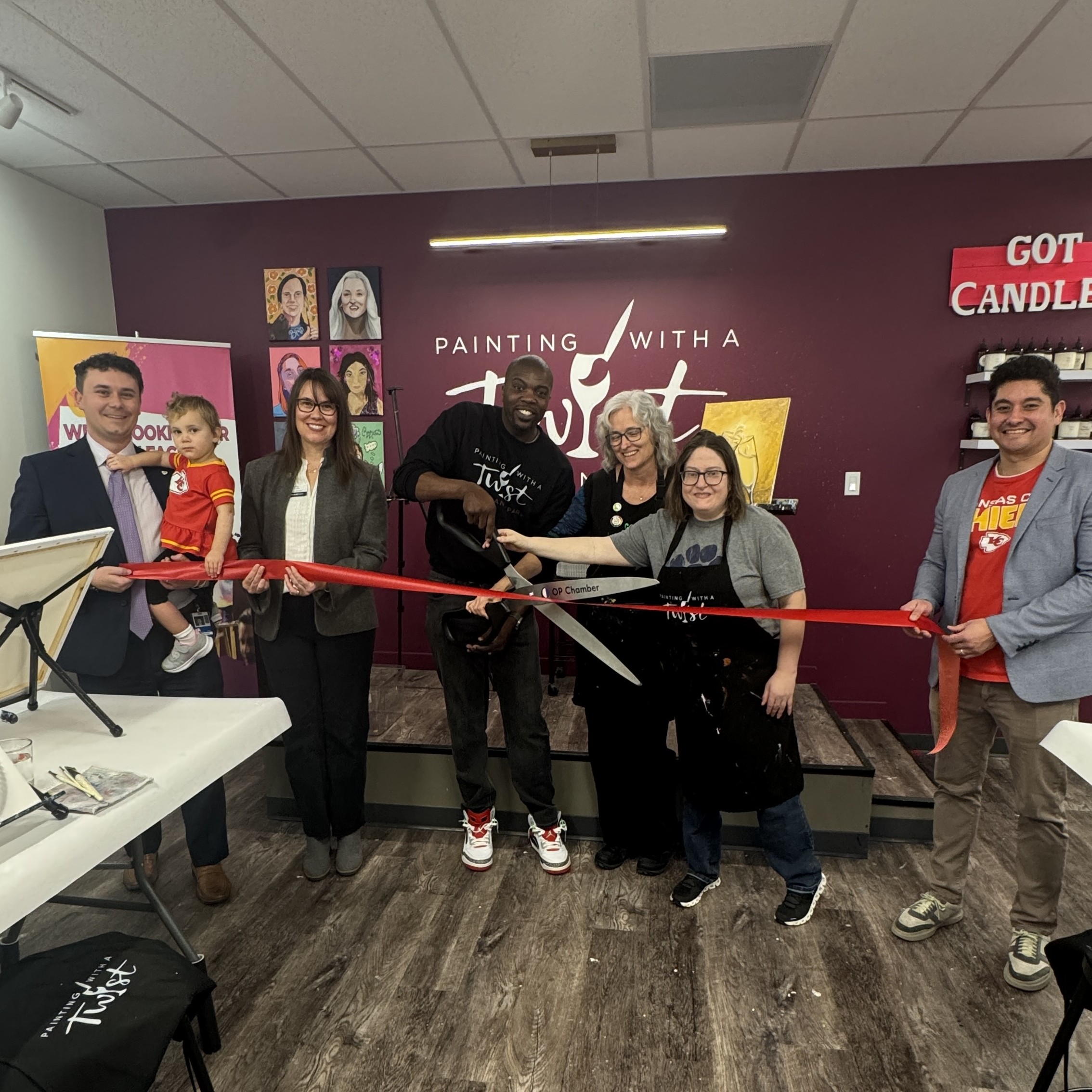 Painting with a Twist opening in Overland Park