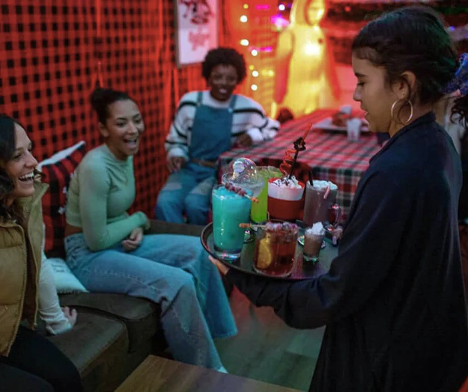 holiday pop up bar in Overland Park