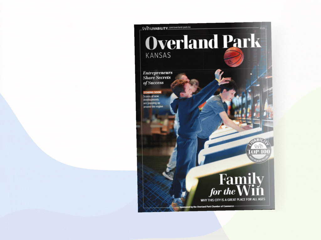 Overland Park Livability Magazine flipbook GIF