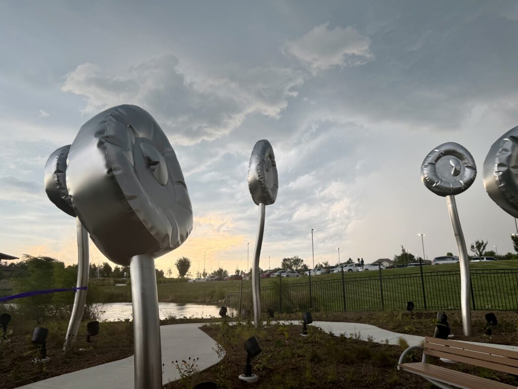 Growing Kindness sculptures at the Overland Park Arboretum