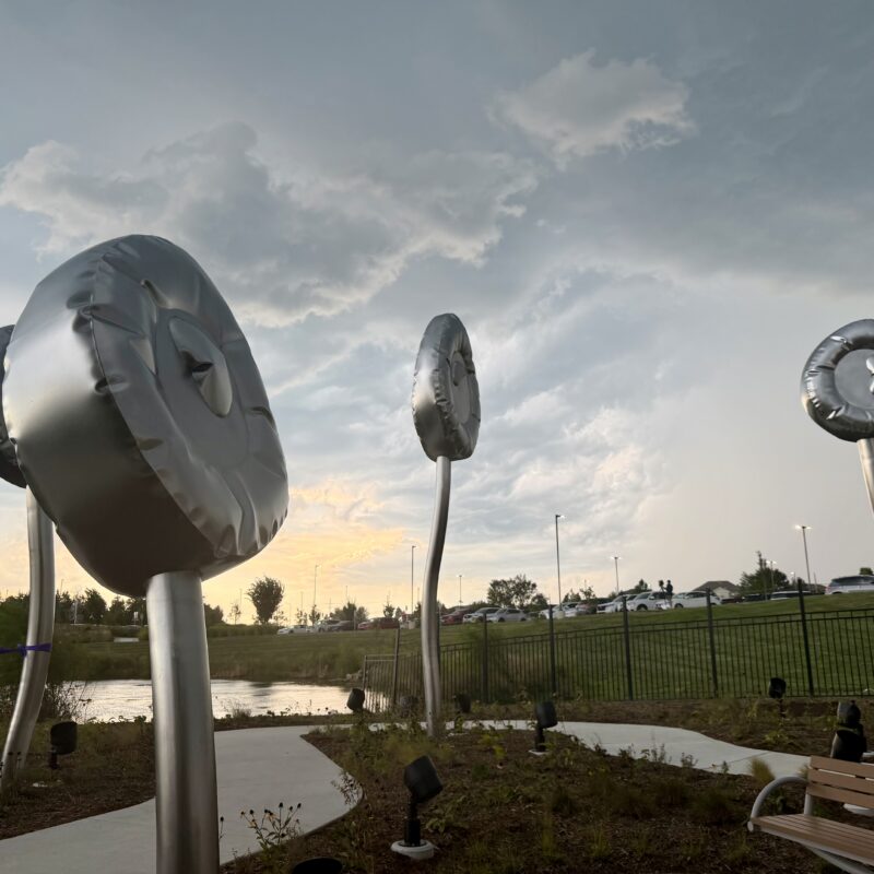 Growing Kindness sculptures at the Overland Park Arboretum